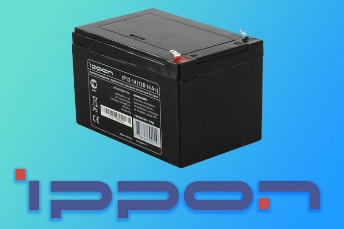 АКБ IPPON: бесперебойная работа до десяти лет. Покупайте в Waypoint Rus!